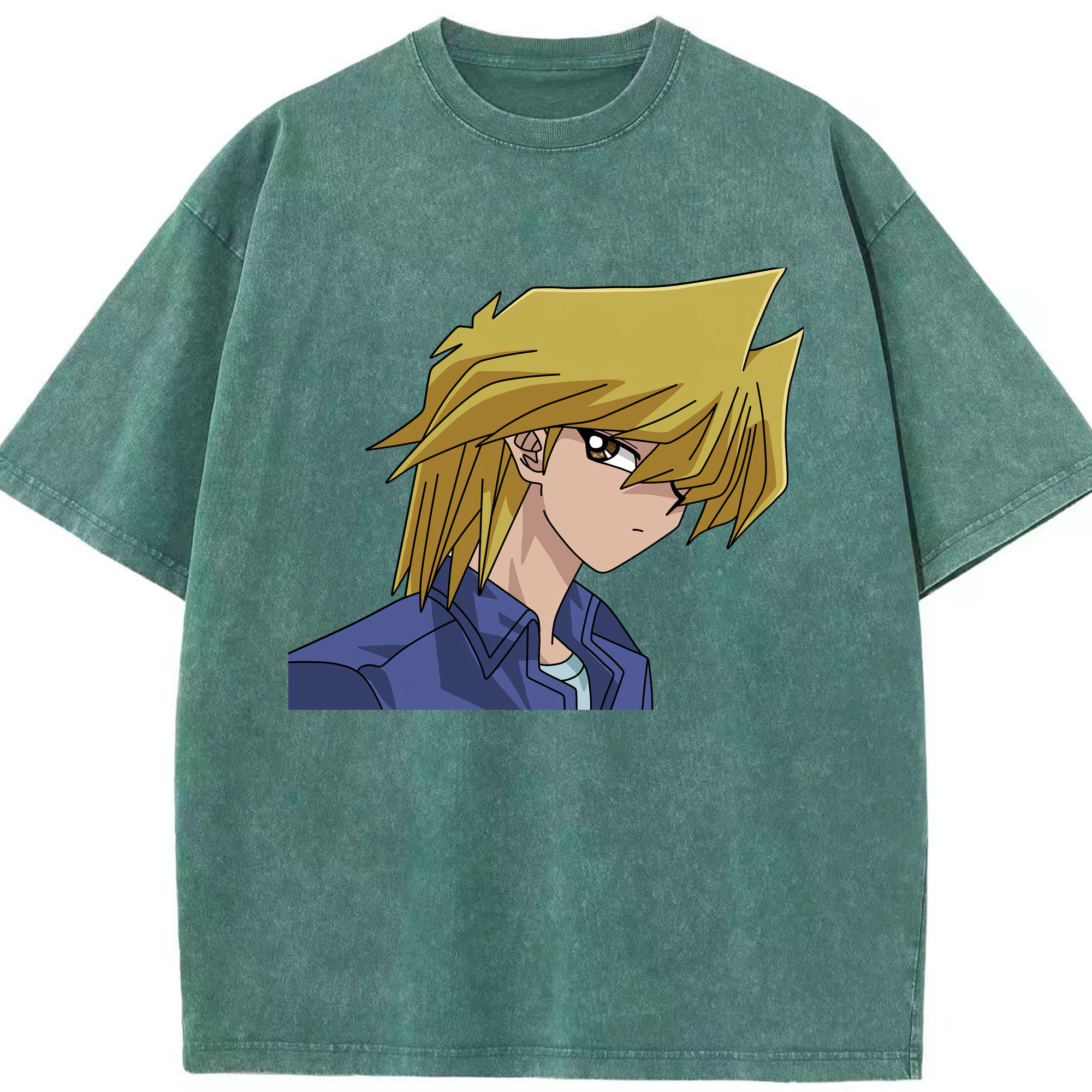 （画像用） 遊☆戯☆王 Yu-Gi-Oh! 綿100% ヴィンテージ風 半袖Tシャツ（フロントプリント）